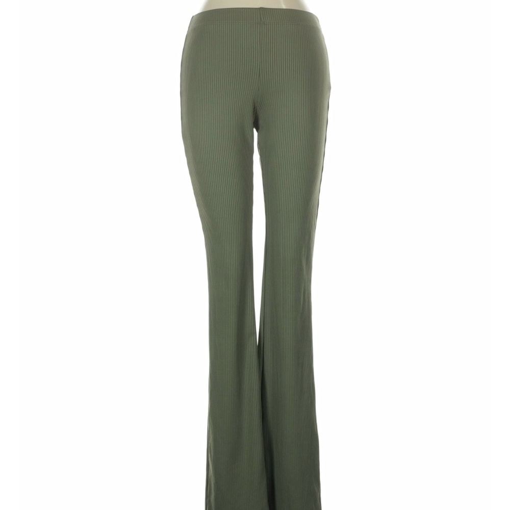 H&M Sage Green Flare Pants